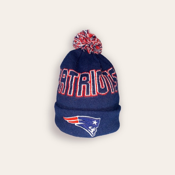 NFL Other - NFL New England Patriots Pom Beanie Official Team Apparel
